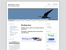 Tablet Screenshot of birding-aus.org